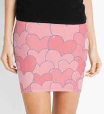 Cute rabbit With hearts Mini Skirt