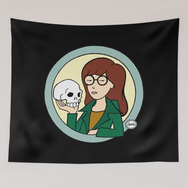 Item preview, Daria Skull Holder Hoodie designed and sold by atishaChristian.