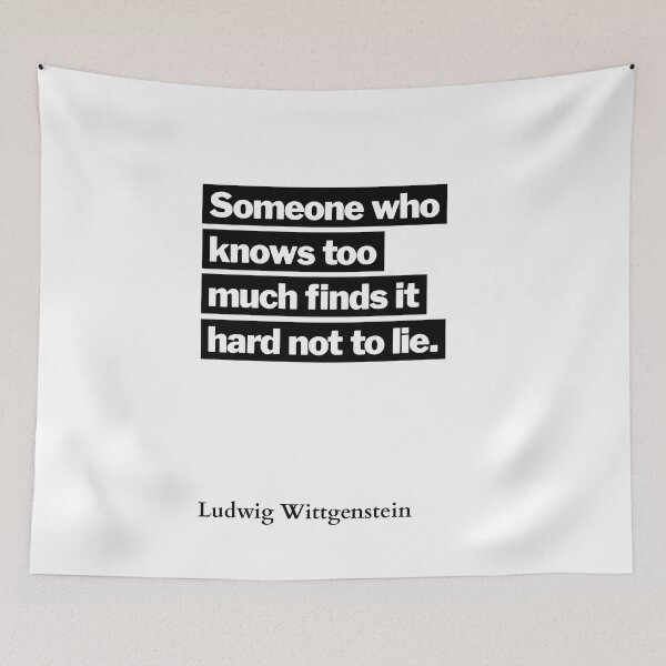 Item preview, Ludwig Wittgenstein designed and sold by HumanQuoteLand.