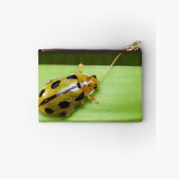 Item preview, Unique and organic photo of a Yellow flea beetle  designed and sold by AvonPerception.