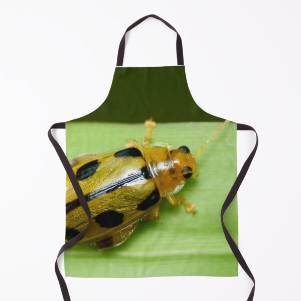 Item preview, Unique and organic photo of a Yellow flea beetle designed and sold by AvonPerception.