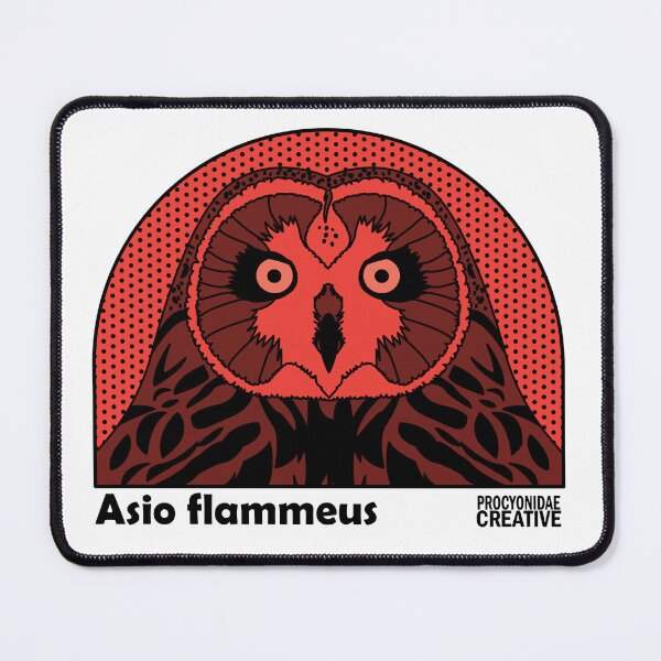 Item preview, Short-eared owl designed and sold by Procyonidae Creative.