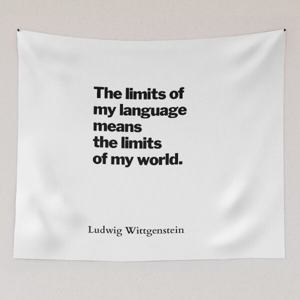 Item preview, Ludwig Wittgenstein designed and sold by HumanQuoteLand.