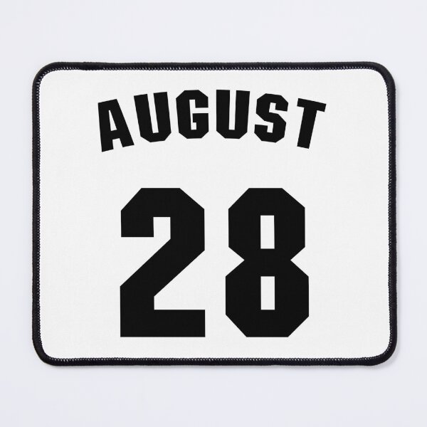 Item preview, Date of birth 28 August birthday gift sport design designed and sold by Panya-Design.