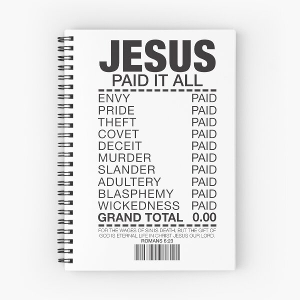 Item preview, Jesus Paid It All designed and sold by plushism.