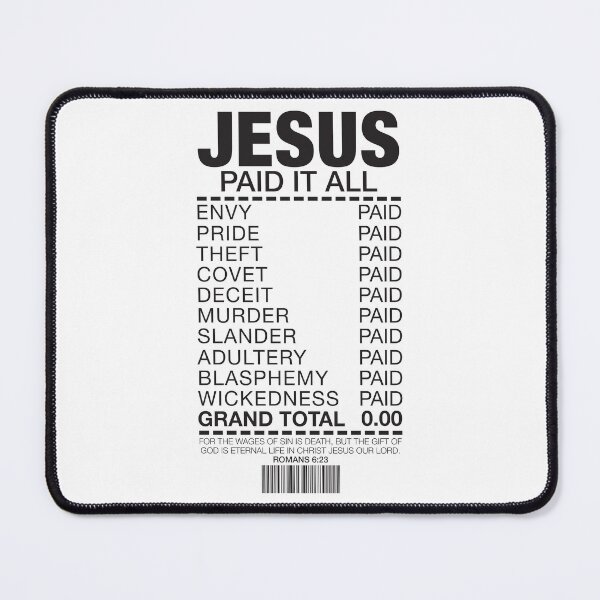 Item preview, Jesus Paid It All designed and sold by plushism.