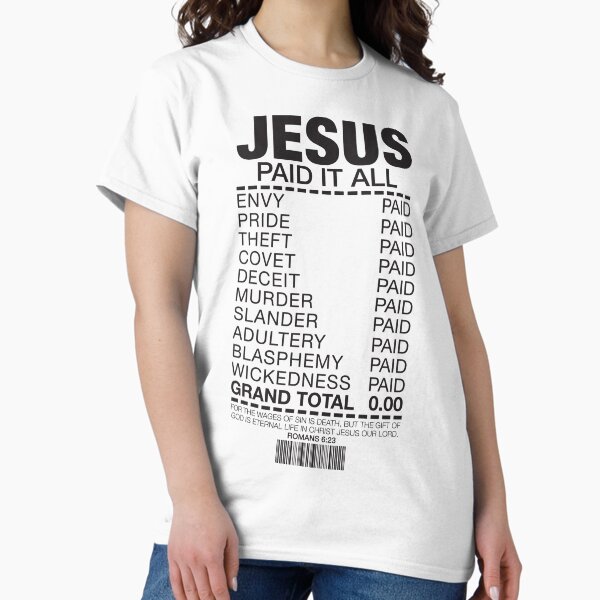 Artikel-Vorschau von Jesus hat alles bezahlt, designt und verkauft von plushism.