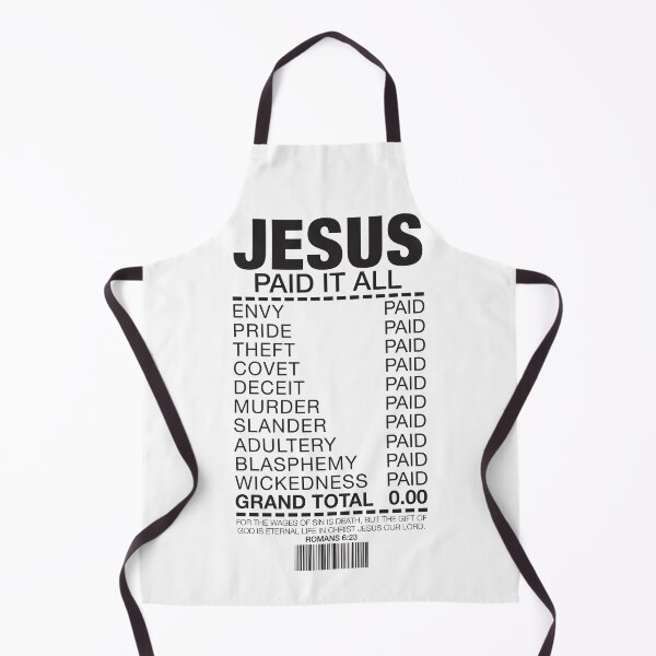 Item preview, Jesus Paid It All designed and sold by plushism.