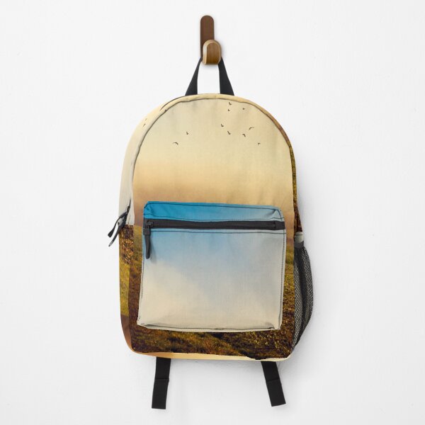 Item preview, Guided by Light - Rural Landscape at Sunrise designed and sold by Dyrk Wyst Redbubble Shop.
