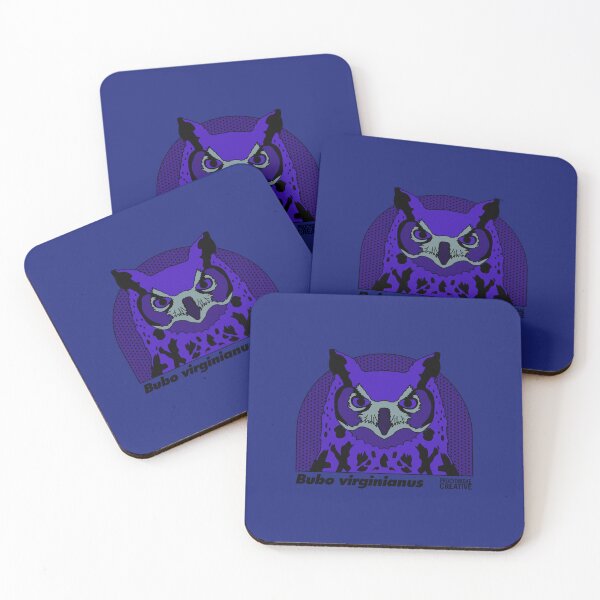 Item preview, Great horned owl designed and sold by Procyonidae Creative.