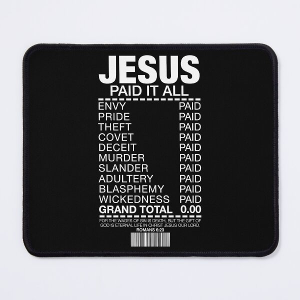 Item preview, Jesus Paid It All designed and sold by plushism.