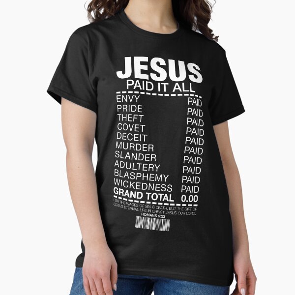 Artikel-Vorschau von Jesus hat alles bezahlt, designt und verkauft von plushism.