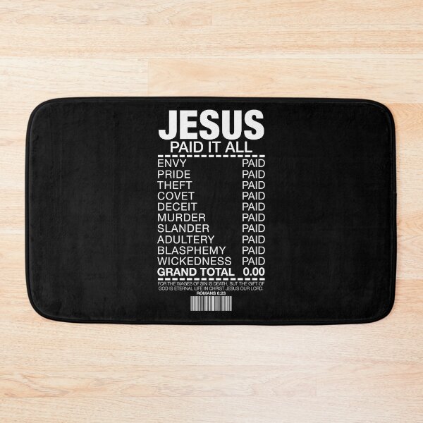 Item preview, Jesus Paid It All designed and sold by plushism.
