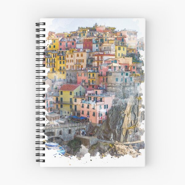 Item preview, Cinque Terre Watercolor Art designed and sold by Blok45.
