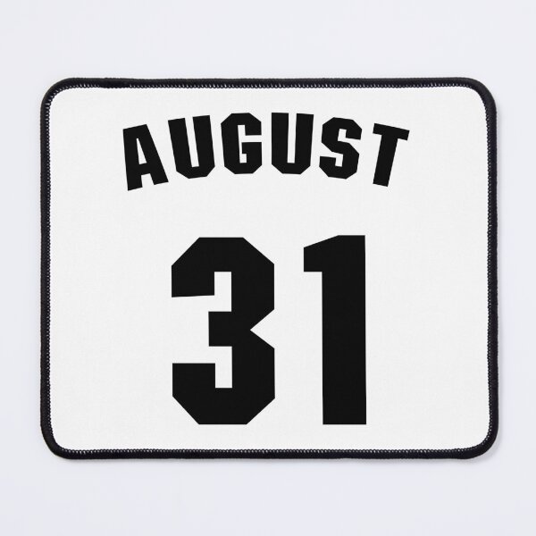 Item preview, Date of birth 31 August birthday gift sport design designed and sold by Panya-Design.