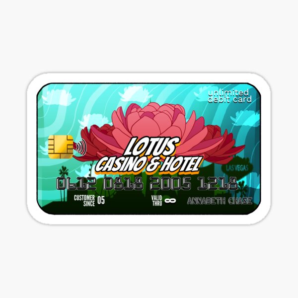 Artikel-Vorschau von Percy Jackson - Lotus Casino Debitkarte, designt und verkauft von babyimfull.