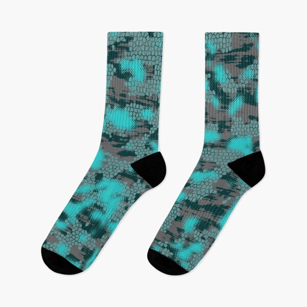 Item preview, Turquoise Camouflage designed and sold by Tshirtstory.
