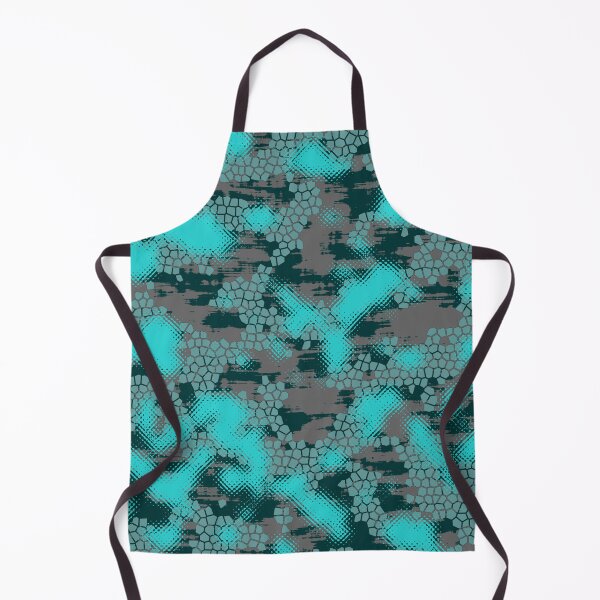 Aperçu de l'œuvre Camouflage turquoise créée et vendue par Tshirtstory.
