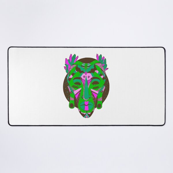 Item preview, African Mask 1 - Green Edition designed and sold by tsbyron00.
