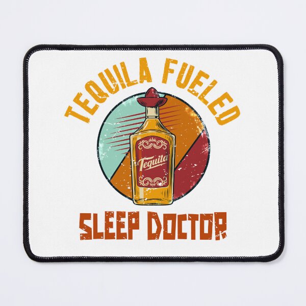 Item preview, Retro Vintage Tequila Fueled Dark Half Sleep Doctor Love You designed and sold by NathanaPagac70.