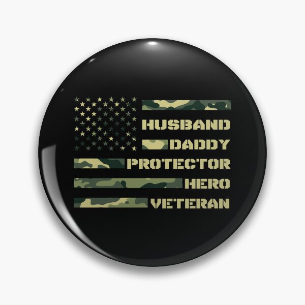 Item preview, Husband Daddy Protector Hero Veteran  designed and sold by Chapman88.