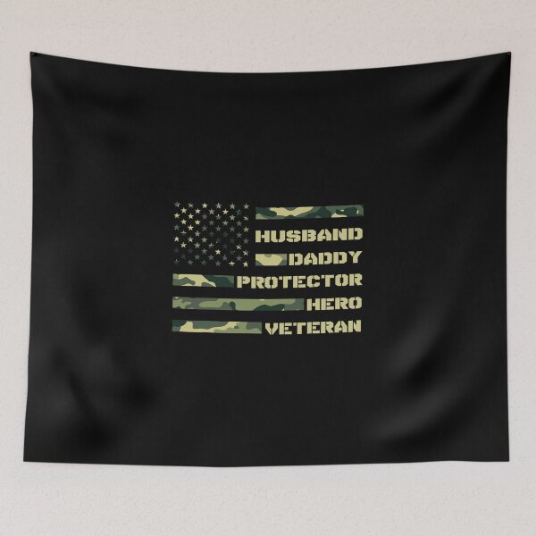 Item preview, Husband Daddy Protector Hero Veteran  designed and sold by Chapman88.