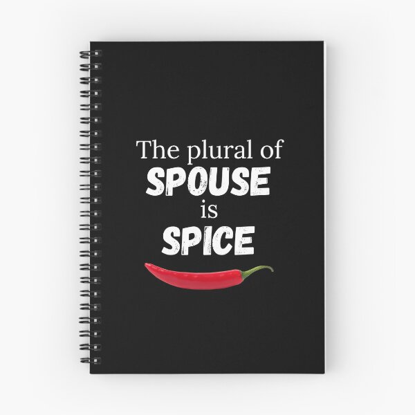 Item preview, The plural of spouce is spice - Hot Chili Design (Dark) designed and sold by lordyswiss.
