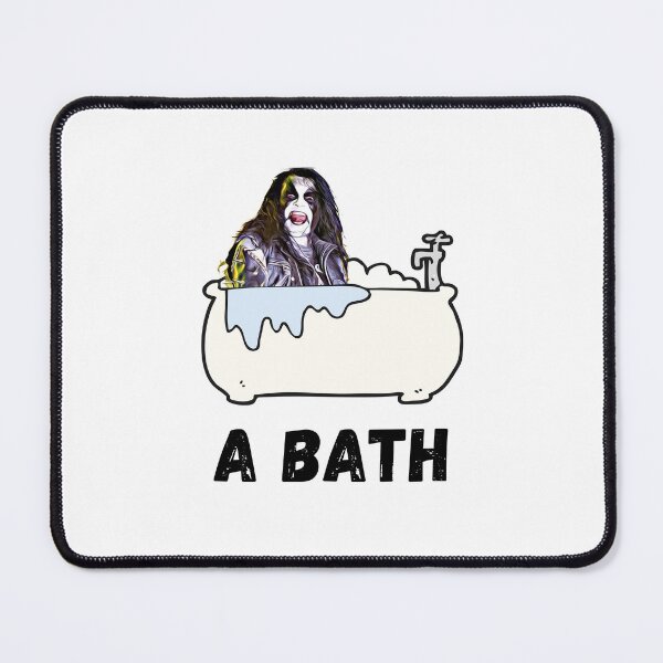 Item preview, A Bath - Abbath Black Metal meme designed and sold by MetalFisho.