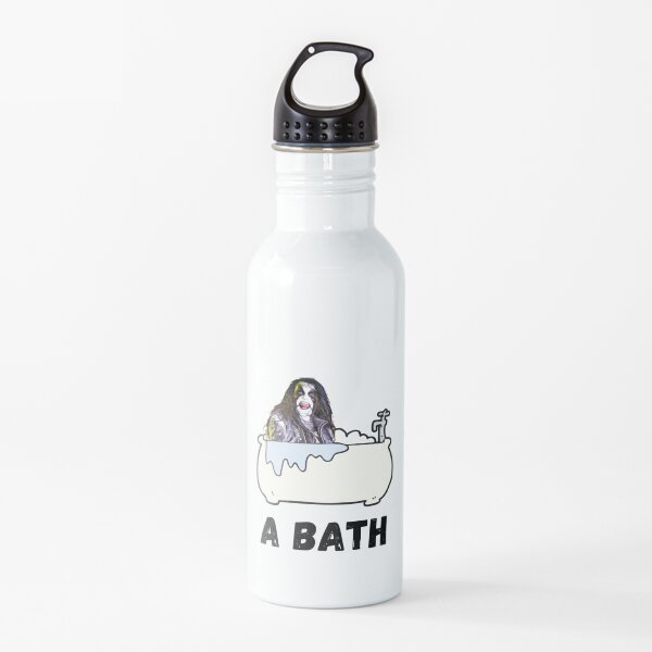 A Bath - Abbath Black Metal meme Water Bottle