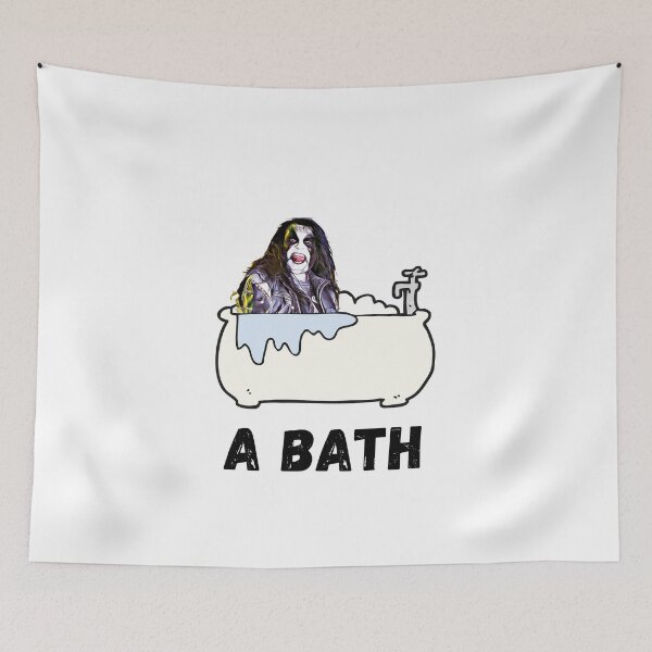 Item preview, A Bath - Abbath Black Metal meme designed and sold by MetalFisho.