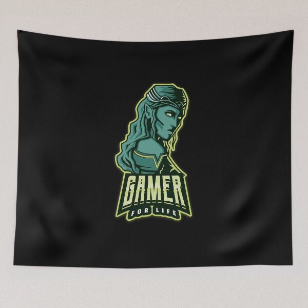 Item preview, Gamer for Life with Forest Maiden designed and sold by PRIVARSHU.