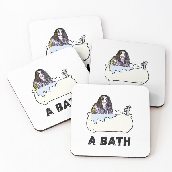 Item preview, A Bath - Abbath Black Metal meme designed and sold by MetalFisho.