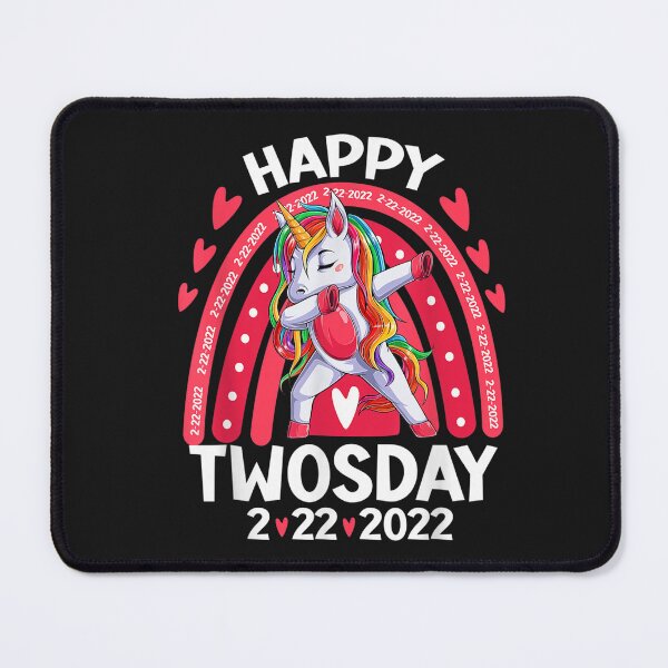 Item preview, Happy Twosday 2022 Unicorn Girl Rainbow Twos-Day 2_22_2022 T-Shirt designed and sold by Kellner-Platt.