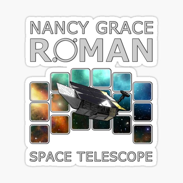 NASA NGRST Nancy Grace Roman Space Telescope logo (cosmos) Sticker