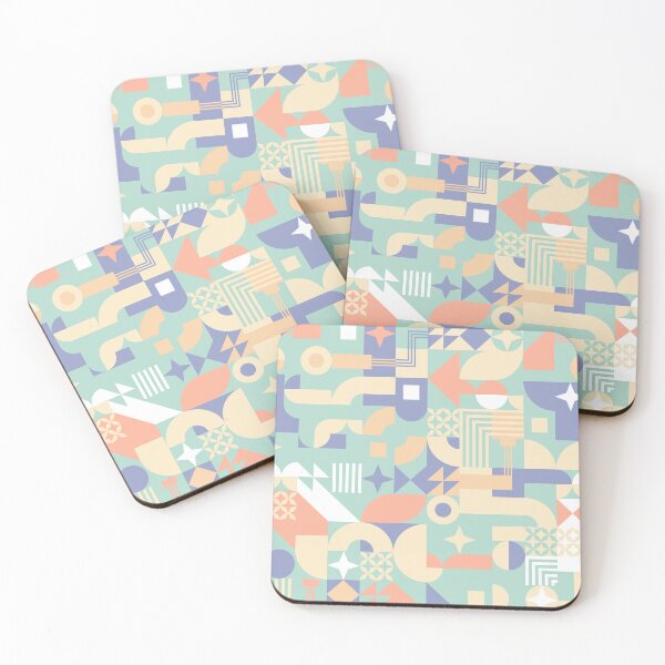 Item preview, Retro Pastel Neo Geo Pattern designed and sold by Happy Puppy Print On Demand.