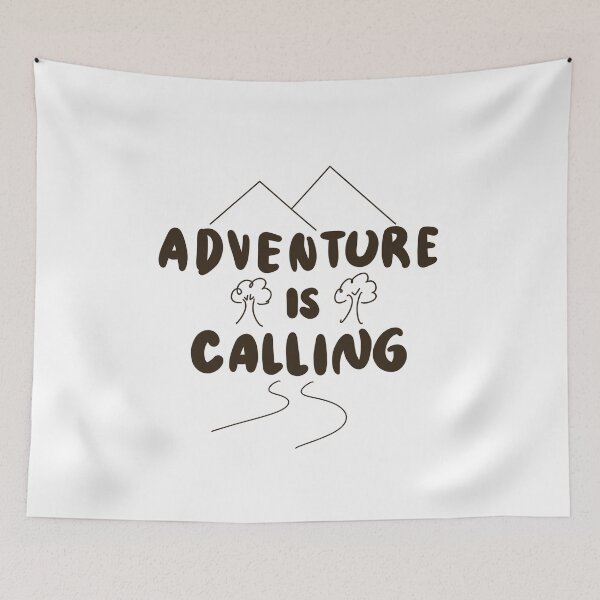 Item preview, Adventure Is Calling Brown Print 3 designed and sold by lineartdesigns.