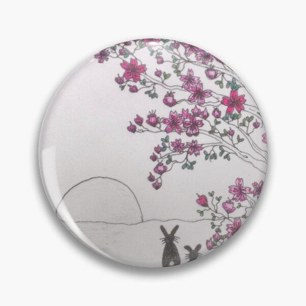Item preview, Rabbits and cherry blossoms  designed and sold by affinity80.