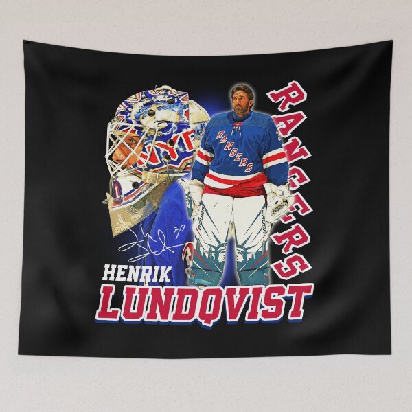 Item preview, Henrik Lundqvist Ice Hockey Signature Vintage Retro 80s 90s Rap Style Perfect Gift For Hockey Lovers designed and sold by AdalineFranecki.