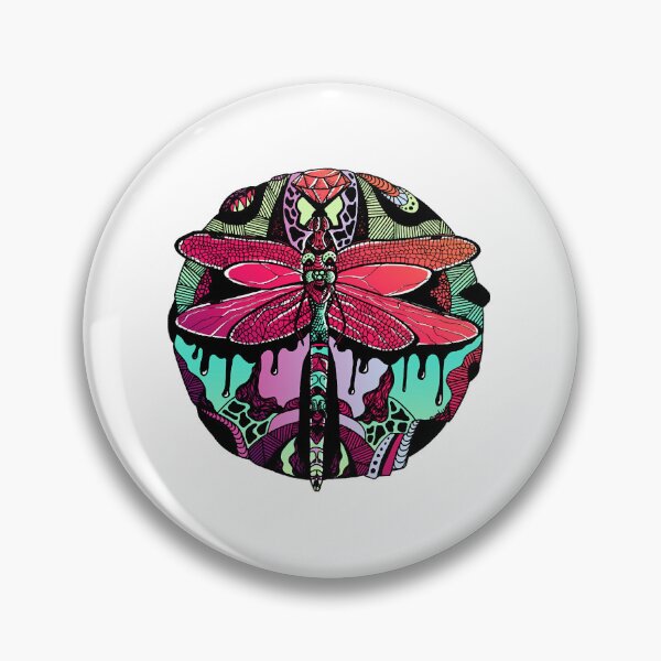 Item preview, Blue Red Blend Circle of the Dragonfly  designed and sold by nmarfee4.