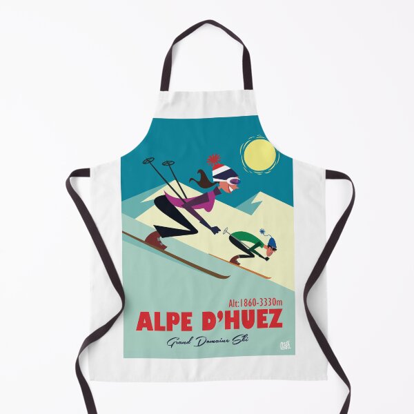 Item preview, Alpe D'Huez ski poster designed and sold by GAGodel.