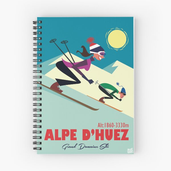 Item preview, Alpe D'Huez ski poster designed and sold by Gary Godel.