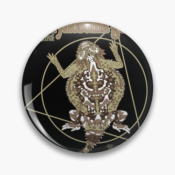 Item preview, Horned lizard designed and sold by Procyonidae Creative.