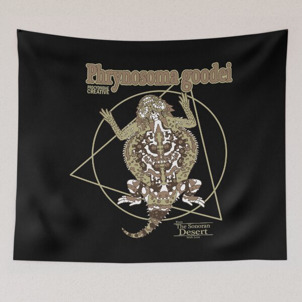 Item preview, Lagarto cornudo designed and sold by Procyonidae Creative.
