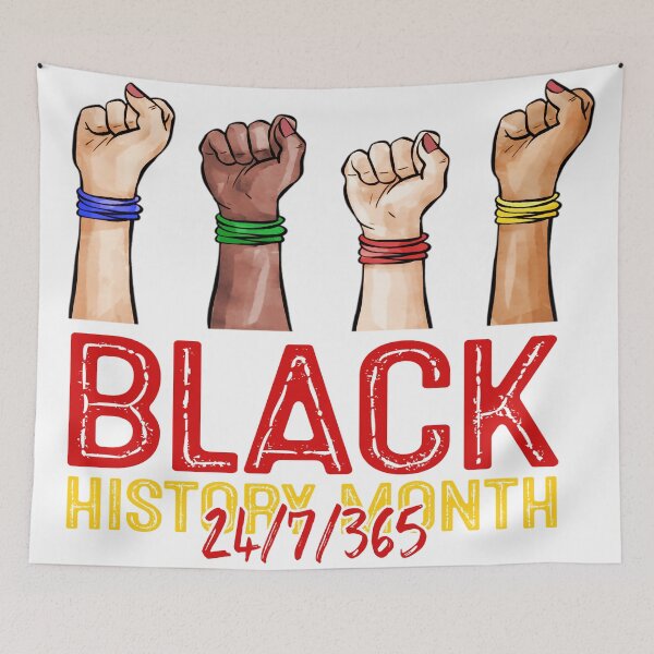 Item preview, Black History Month 24/7/365 Black Power Fist designed and sold by Meggie179.