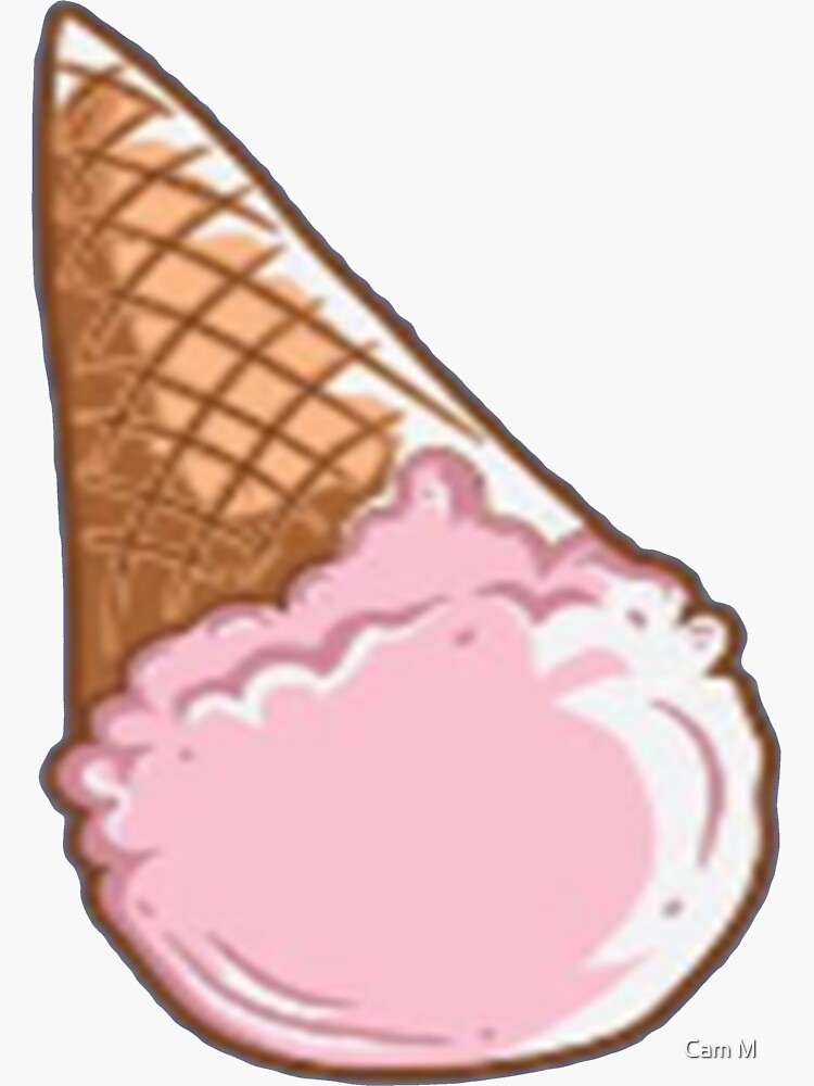 "Whos Chaos Ice Cream" Sticker by CMartin19 Redbubble