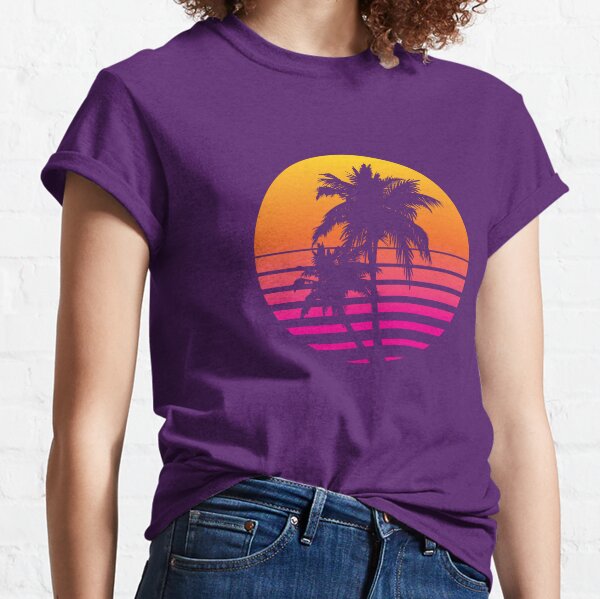 Synthwave Sunset Classic T-Shirt