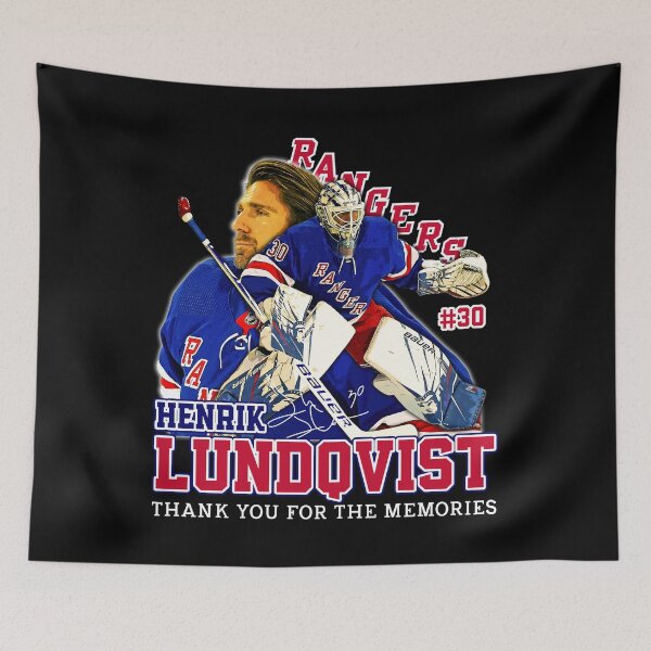 Item preview, Henrik Lundqvist Ice Hockey Signature Vintage Retro 80s 90s Rap Style Perfect Gift For Hockey Lovers designed and sold by AdalineFranecki.