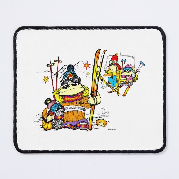 Item preview, Snow Skiing Clamkin Family designed and sold by Bruce Ingrassia.