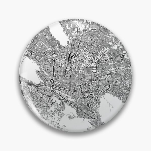 Item preview, Monterrey White Map designed and sold by multiplicitymap.