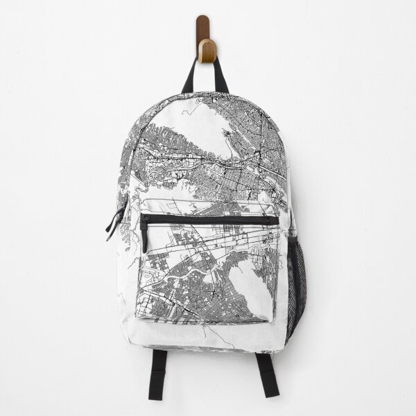 Item preview, Monterrey White Map designed and sold by multiplicitymap.